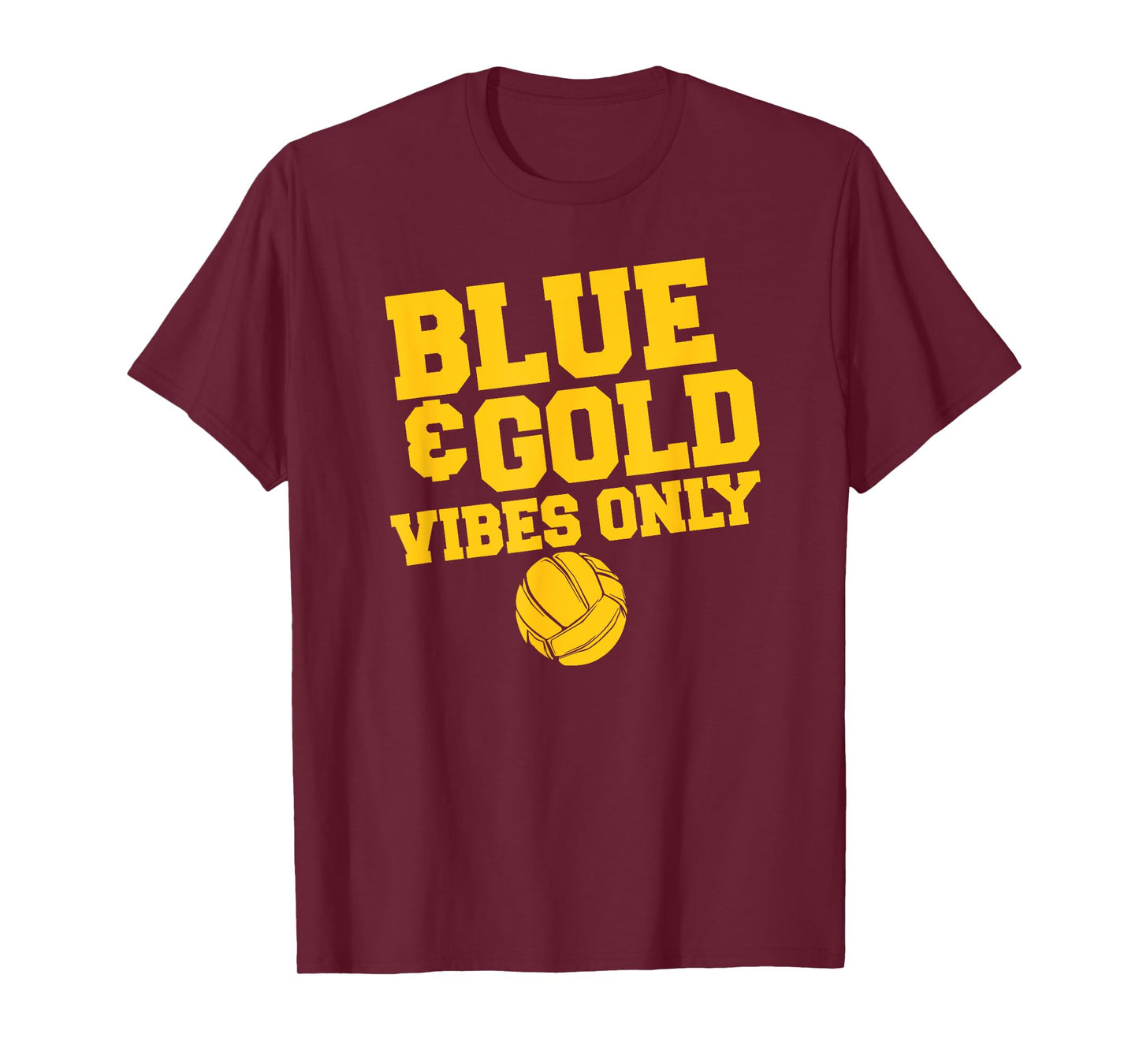 Blue Gold Game Day High School Volleyball Group Team T-Shirt