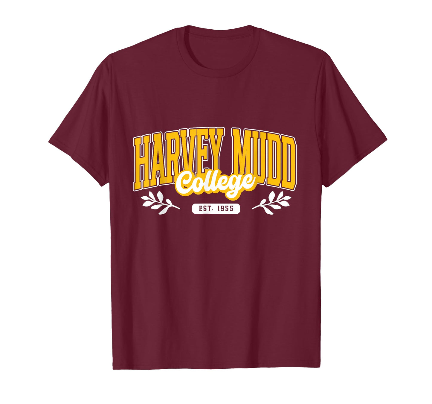 Men Women Harvey Mudd Retro Athletic Sports Tee T-Shirt