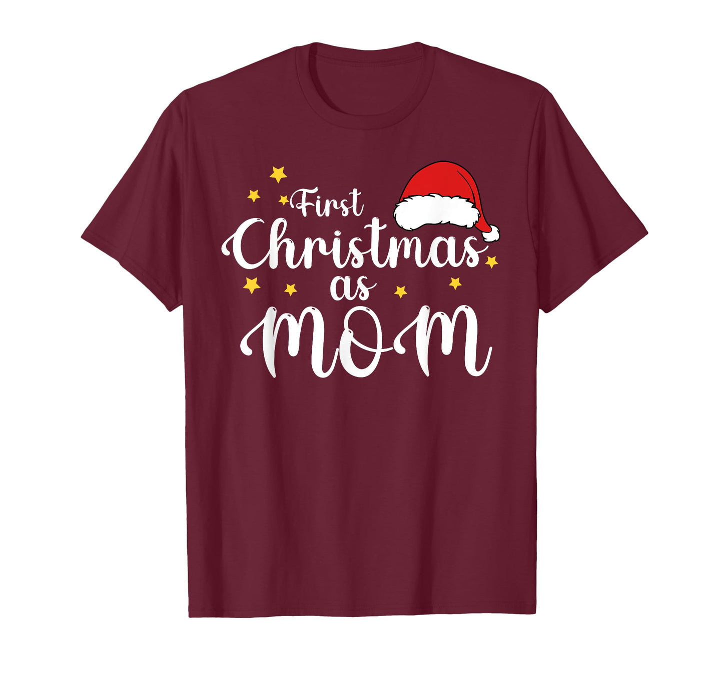 First Christmas As Mom 1st Christmas Matching Family Holiday T-Shirt