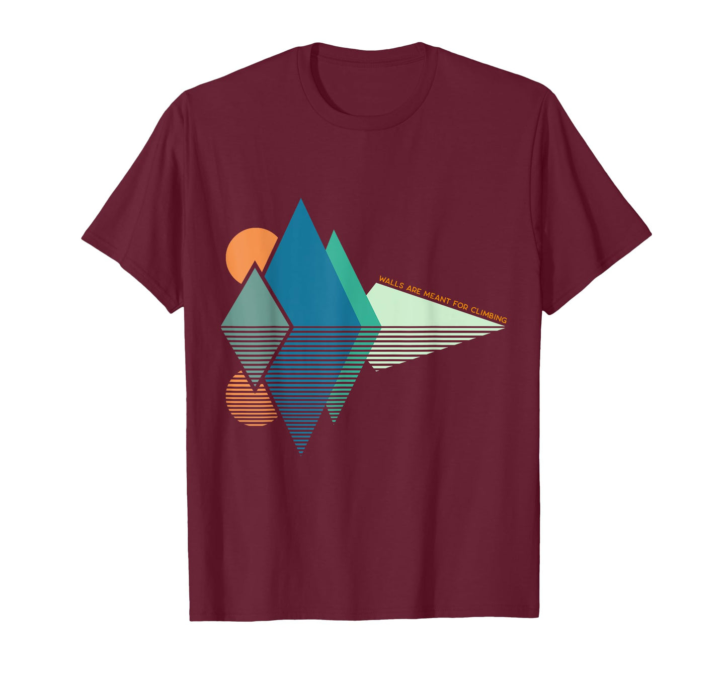 Rock Climbing vintage tee - Walls are meant for climbing T-Shirt