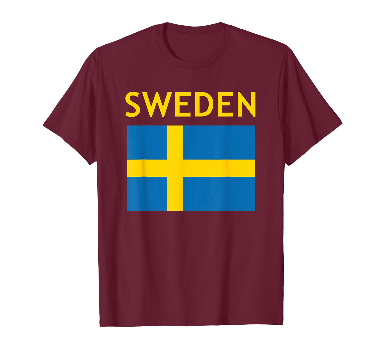 Kids Vintage Sweden Flag Swedish Souvenir Boys Girls Toddler T-Shirt