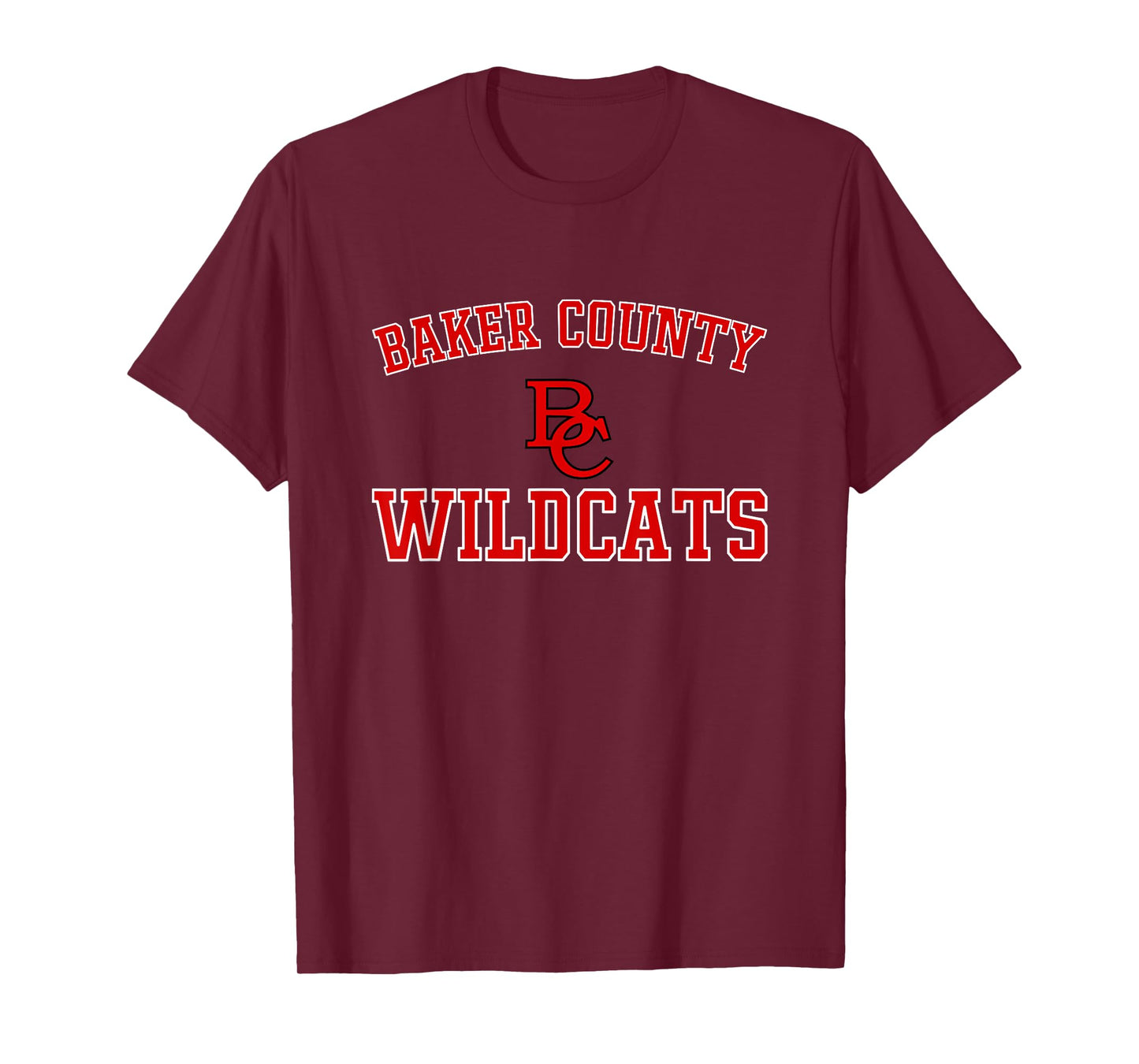 Baker County Wildcats Logo Varsity HS T-Shirt
