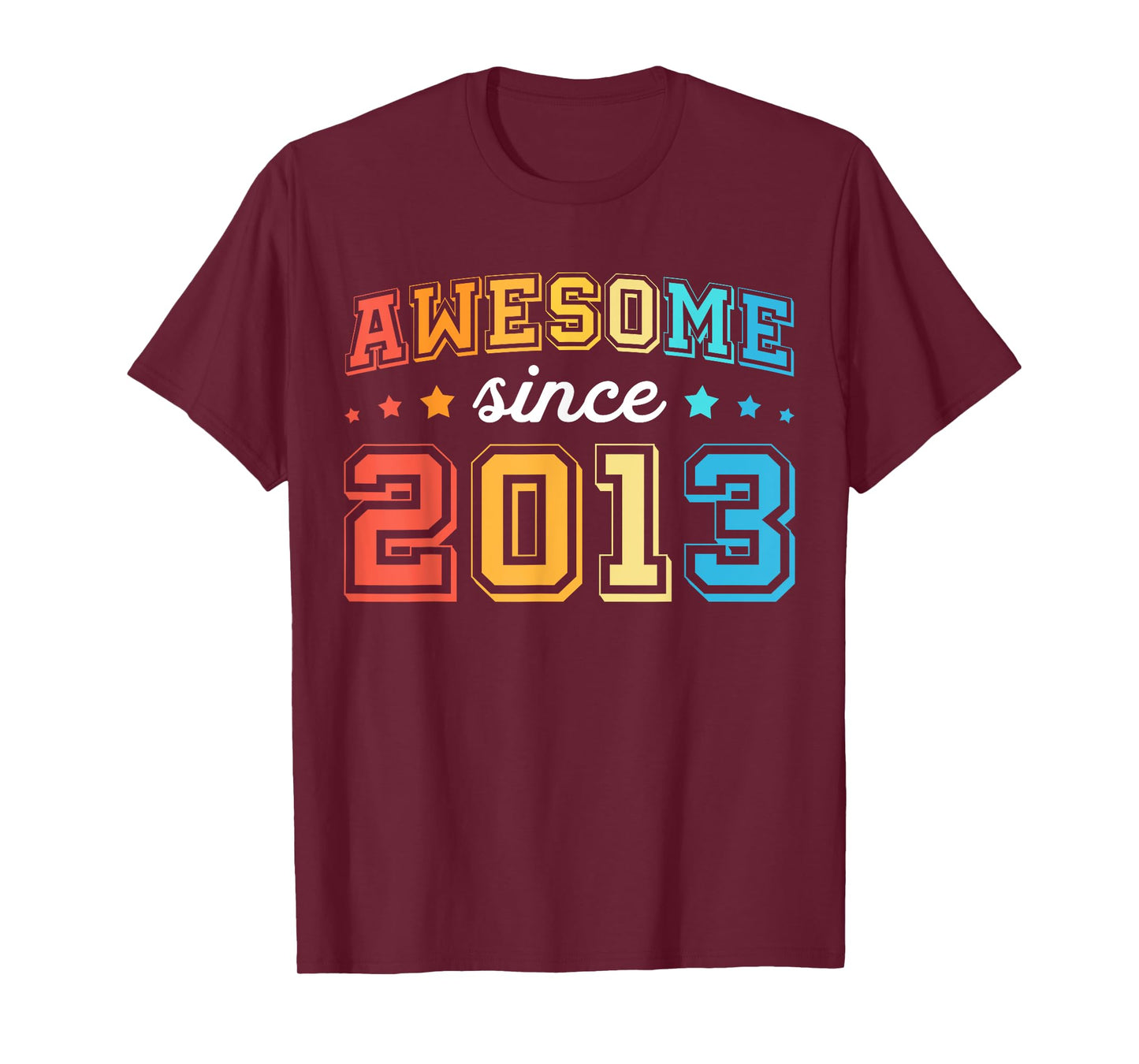 Awesome Since 2013 Retro 12th Birthday Boy 12 Birthday T-Shirt