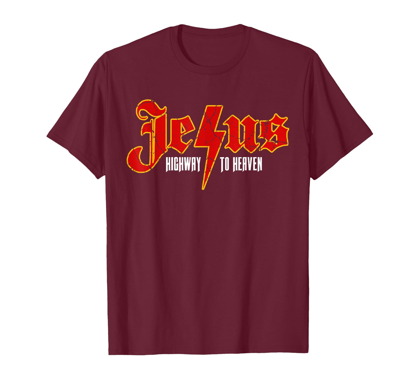 Christian Quotes Jesus Highway To Heaven Religious Spiritual T-Shirt