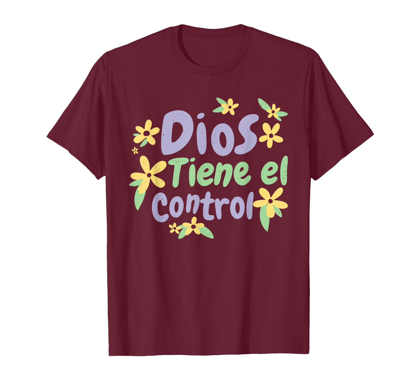 Dios Tiene El Control Jesus God Christian Spanish Bilingual T-Shirt