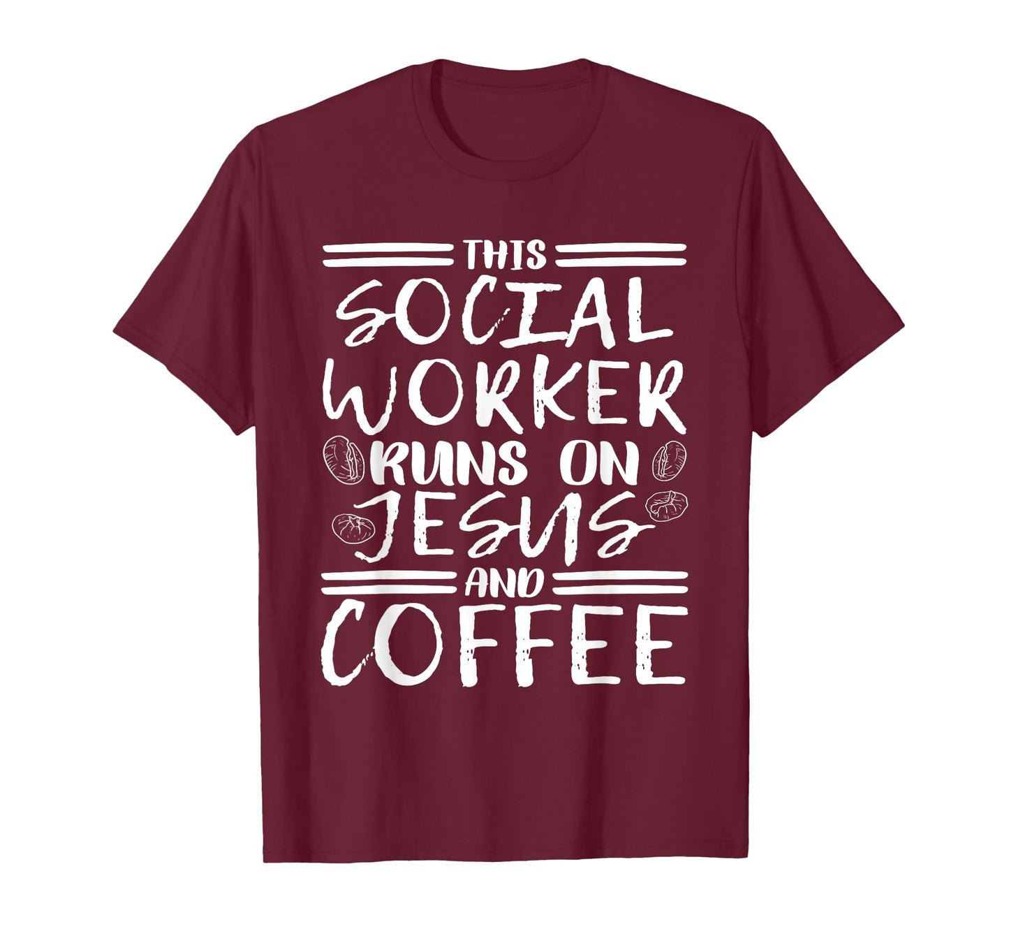 This Social Worker Runs On Jesus, Christian Social Worker T-Shirt