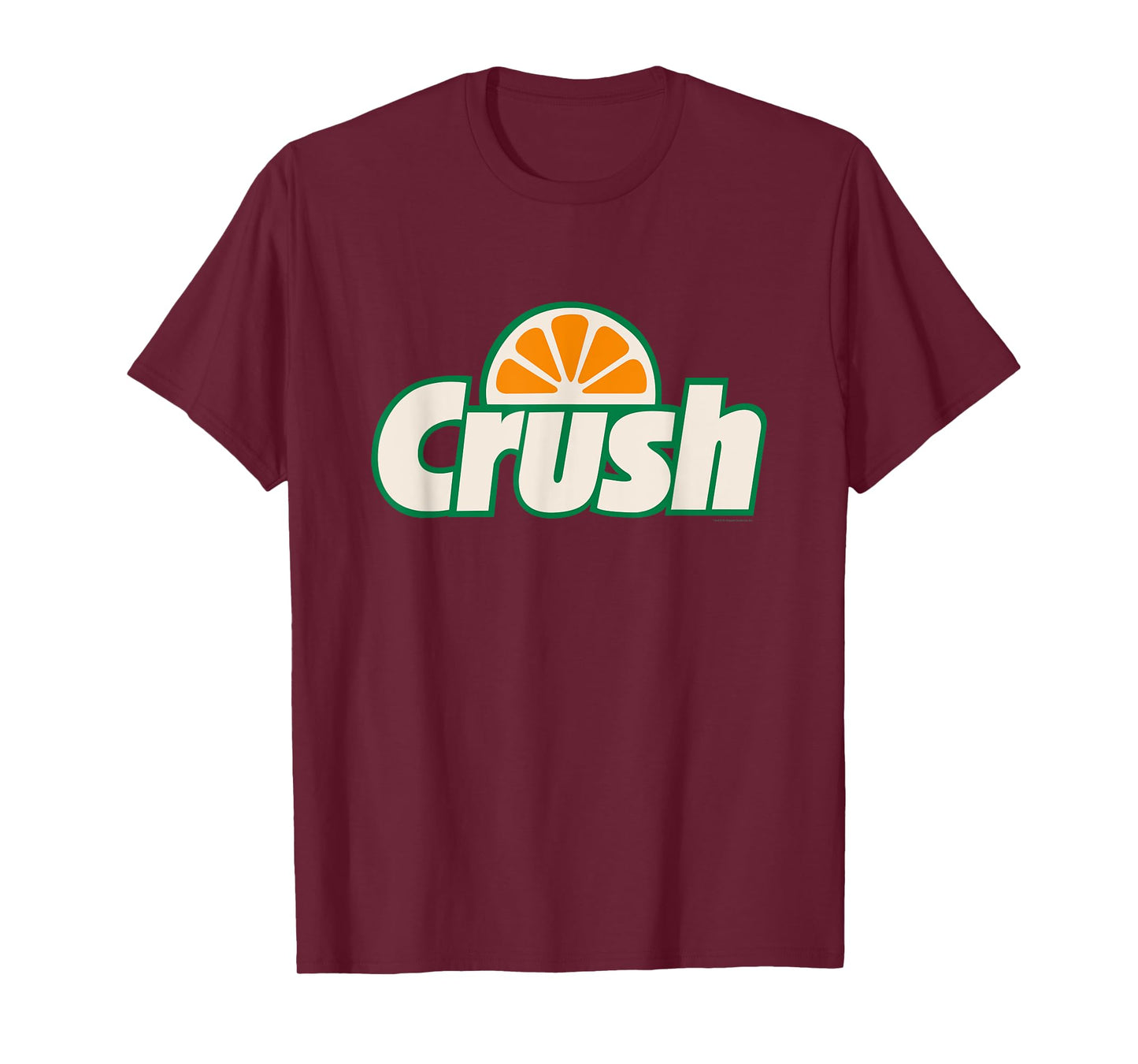 Crush Orange Slice Graphic Throwback Design T-Shirt