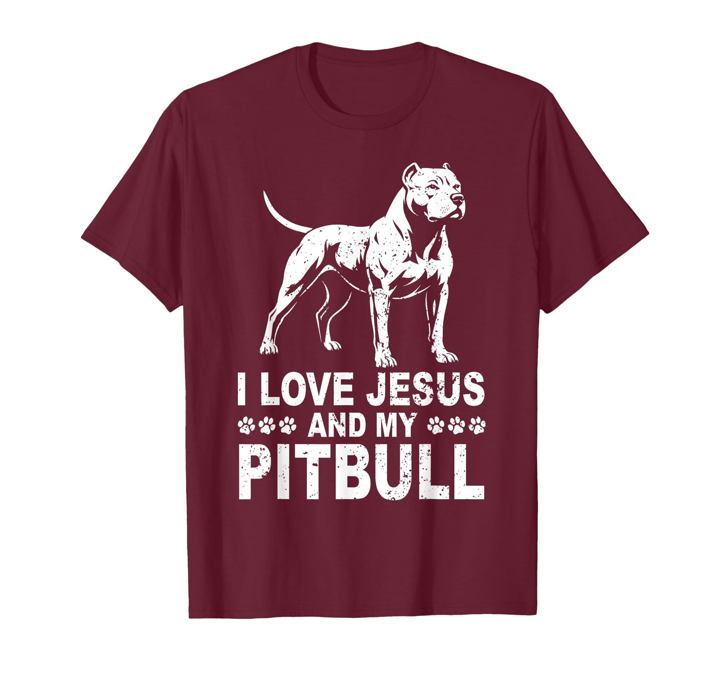 I Love Jesus and My Pitbull T-Shirt