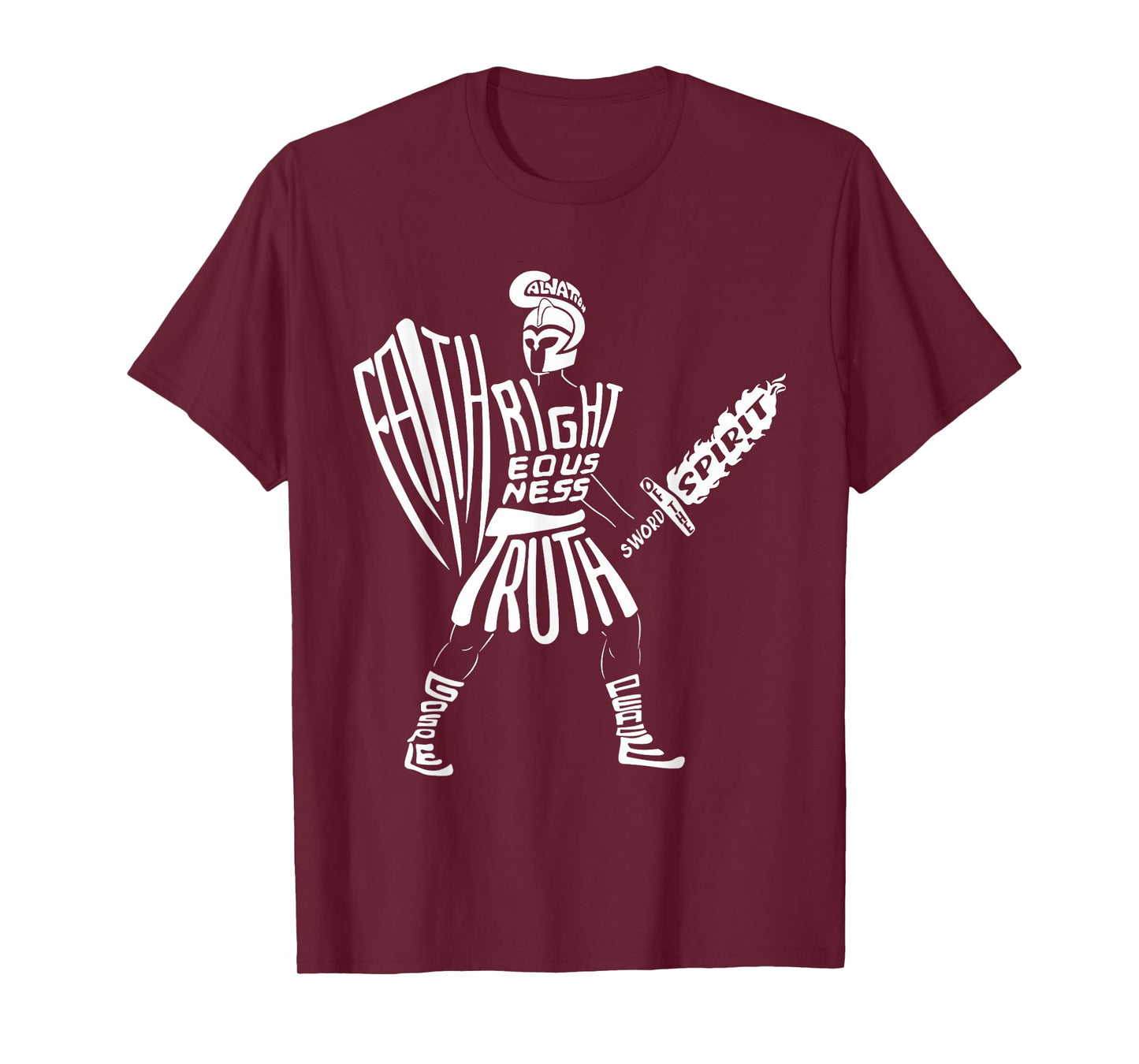 Put on The Full Armor of God, Christian Jesus, Bible Verse T-Shirt