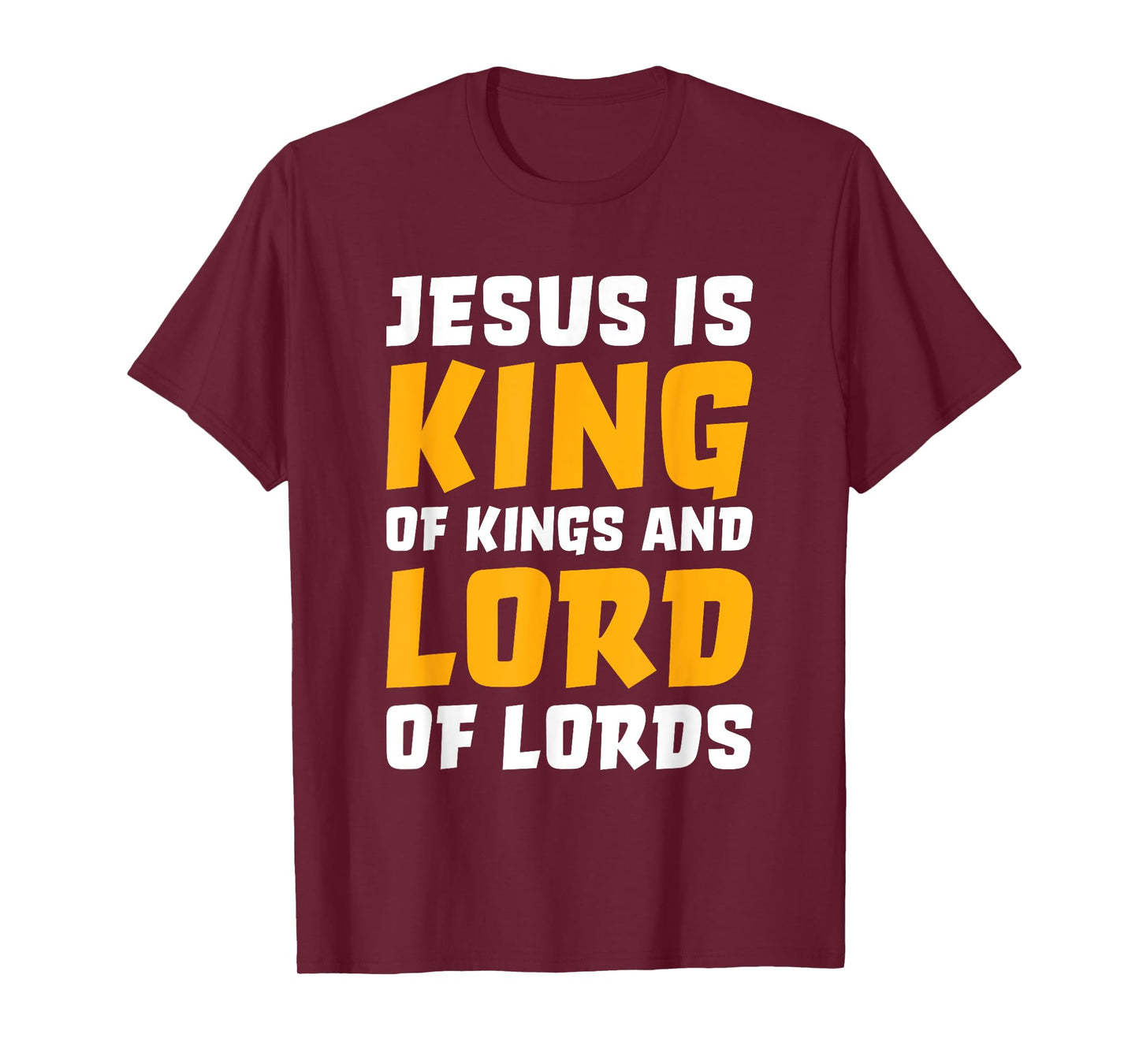 Christian Shirts For Men Women Kids Boys Girls Jesus Is King T-Shirt
