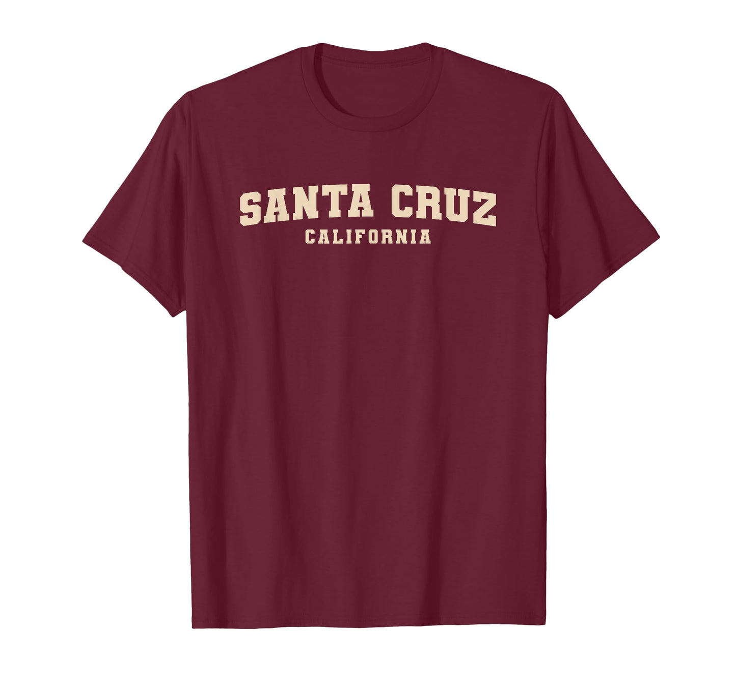 Retro Vintage Surfing & Skateboard Graphic Design Santa Cruz T-Shirt