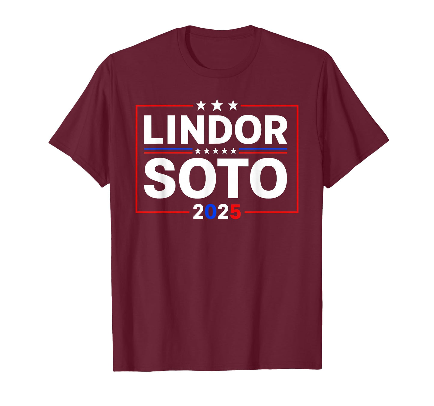 Lindor Soto '25 - Vintage Mets Name Political Meme Baseballs T-Shirt