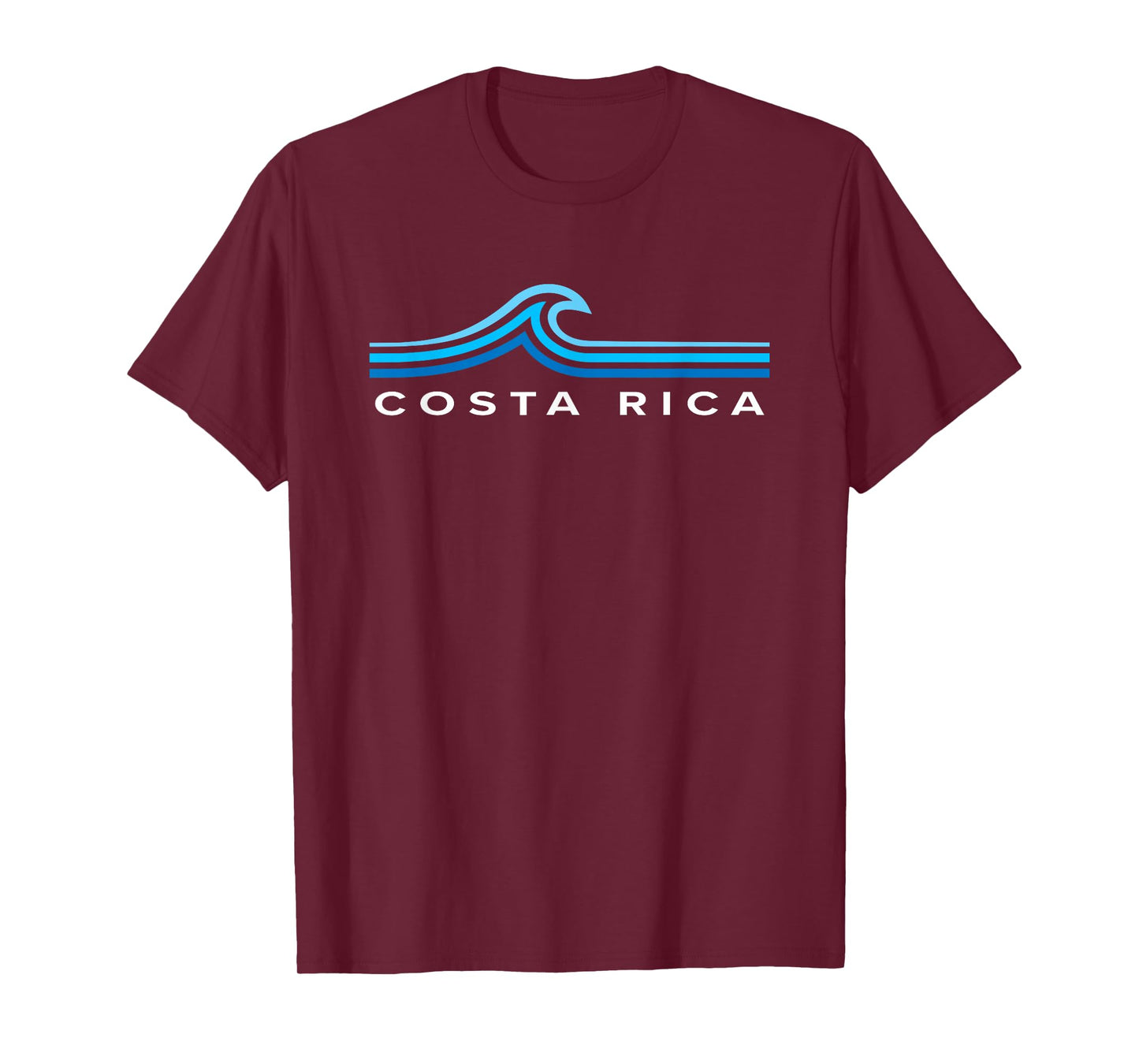 Costa Rica Waves Vintage Mens Womens Girls Boys Souvenir T-Shirt