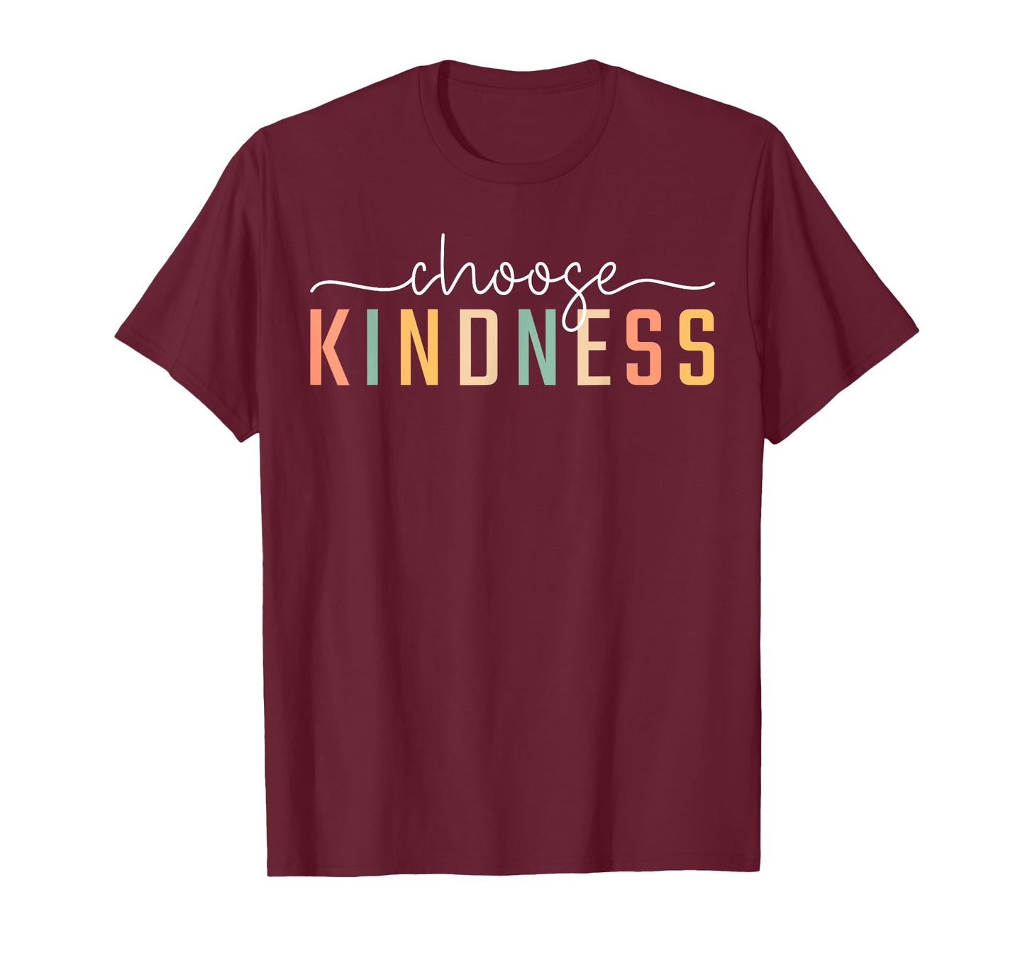Choose Kindness Casual Trendy Womens Be Kind Inspirational T-Shirt
