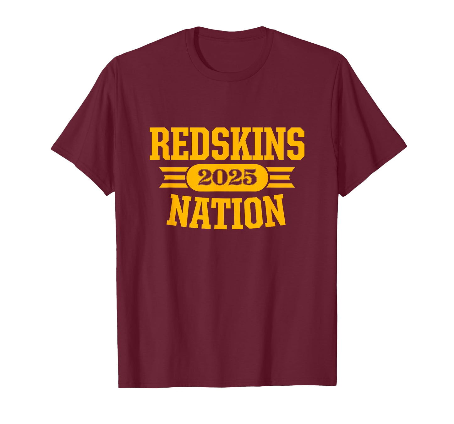 Indian Creek Redskins Official High School Gear Unisex-Adults & Kids Black Small Modern Crew Neck Short Sleeve T-Shirt