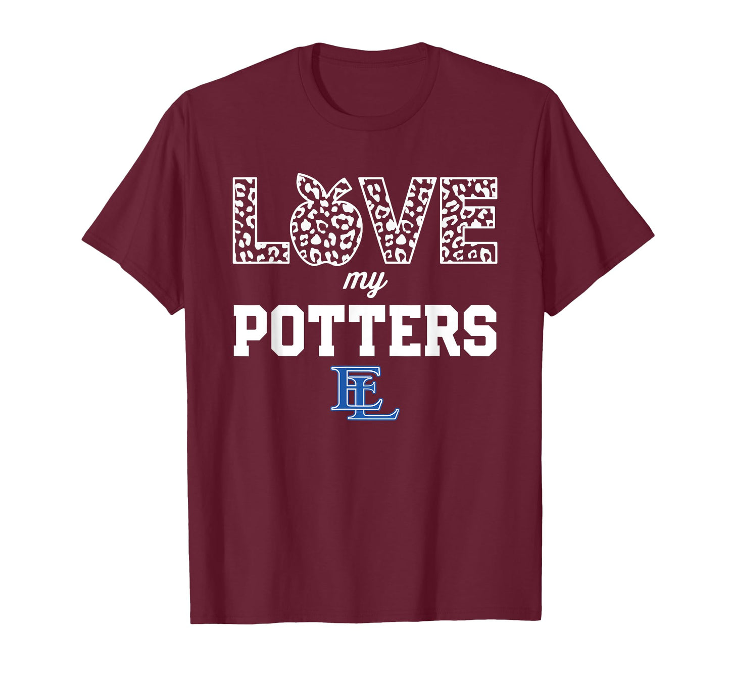 East Liverpool Potters Logo Love My Team HS T-Shirt