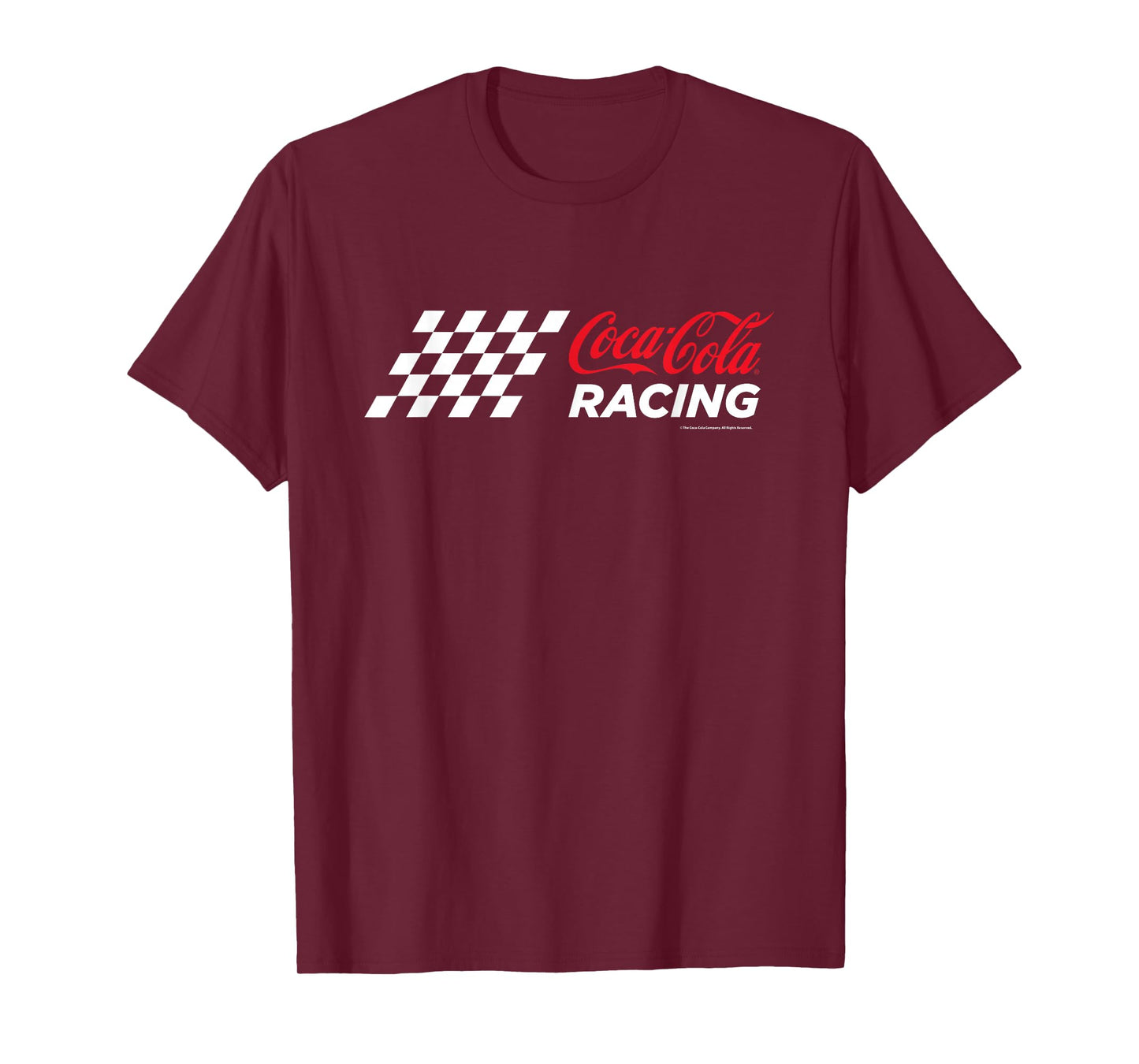 Coca-Cola Racing Finish Line Flag Banner T-Shirt