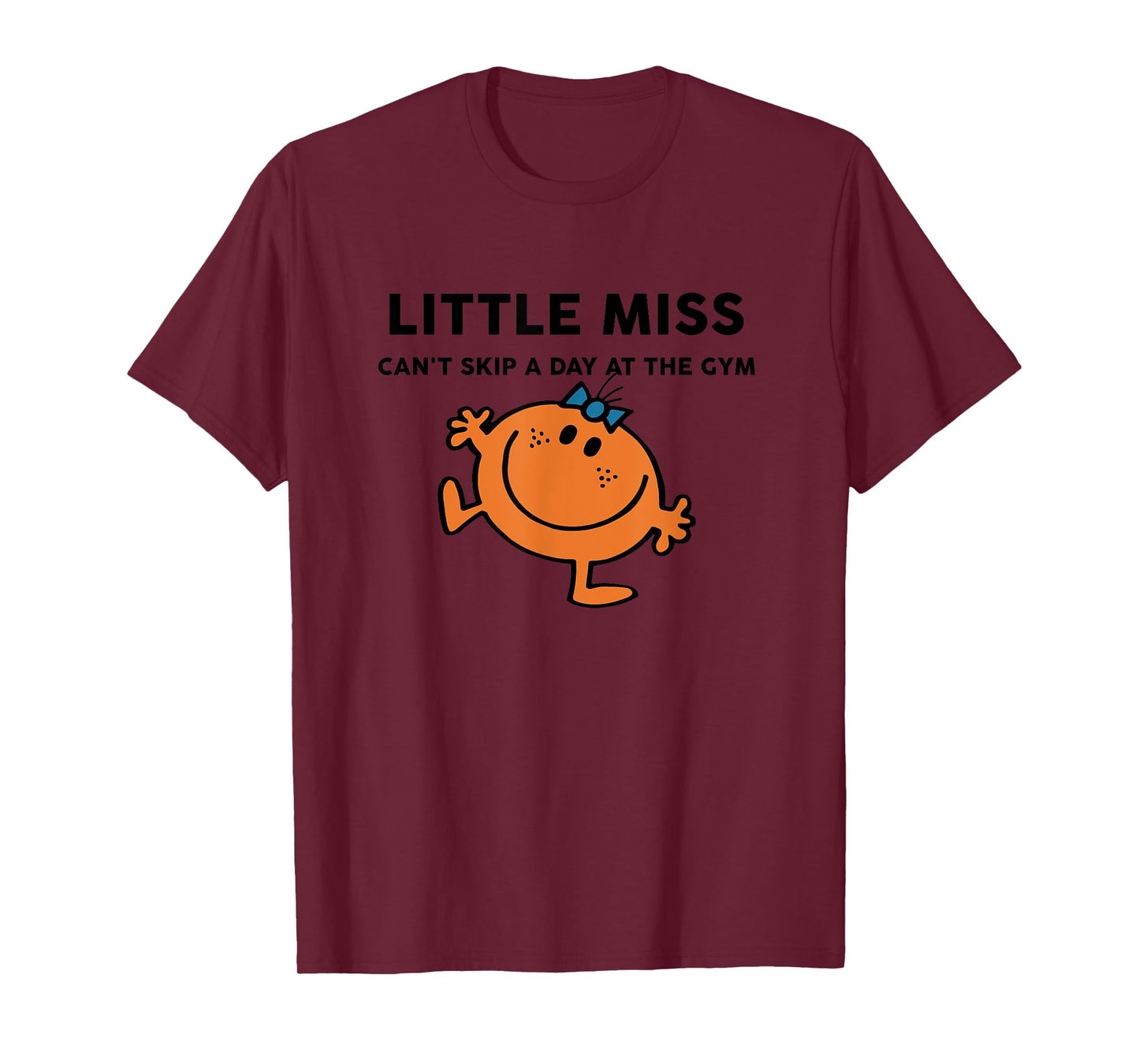 Little miss can't skip a day at the gym Funny Design T-Shirt