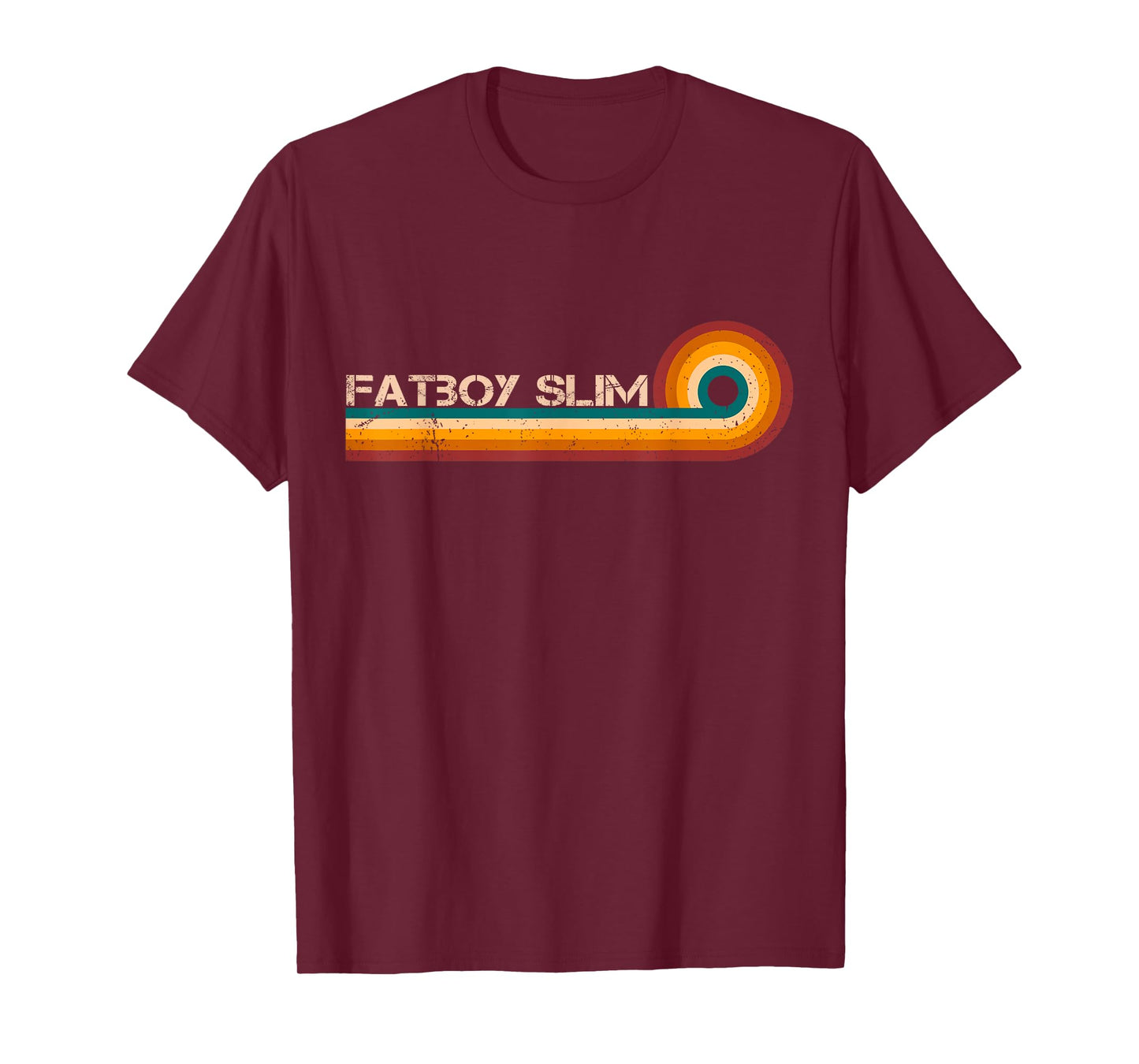 Fatboy Slim Retro Stripes Musician Vintage T-Shirt