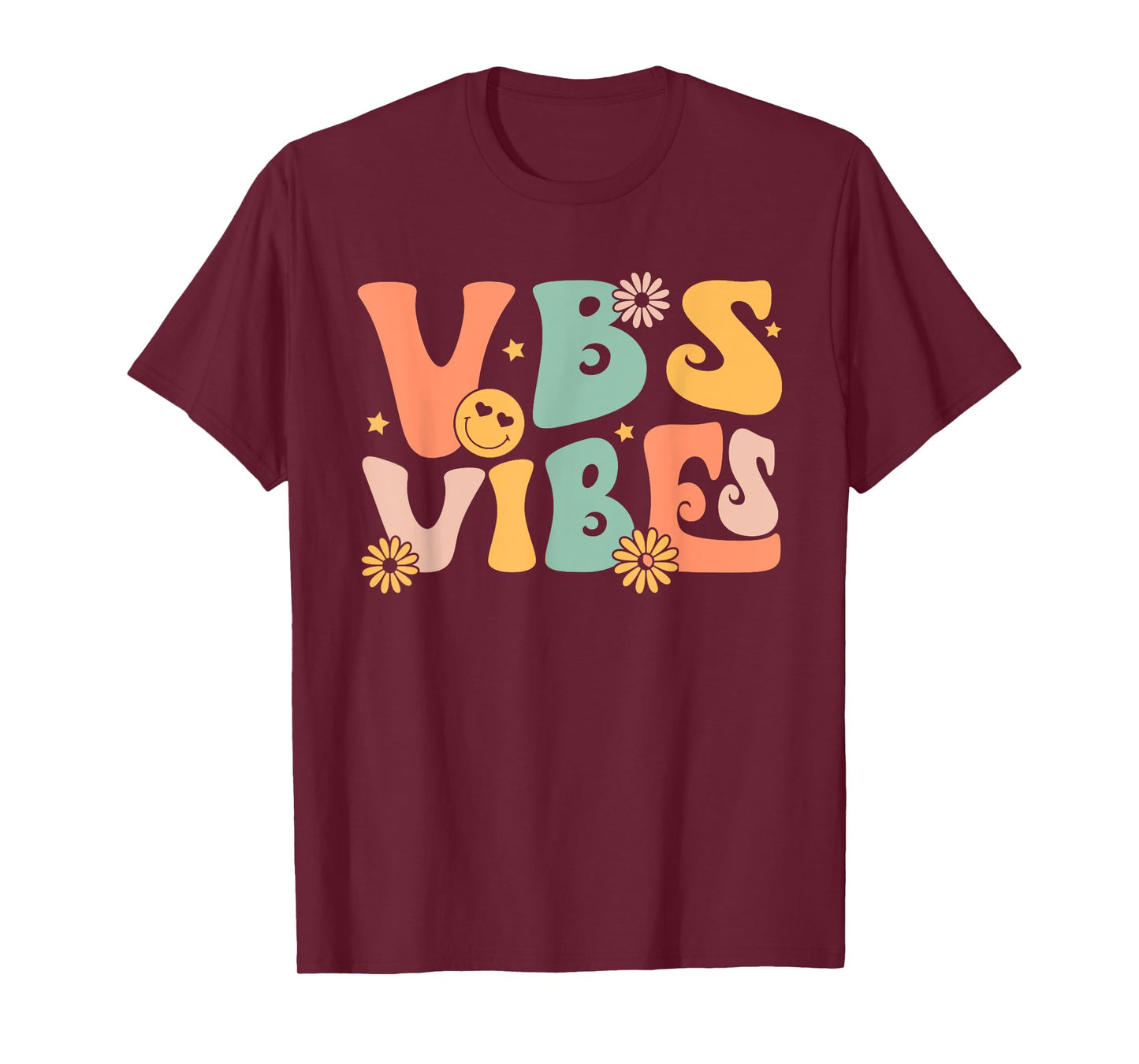 Retro Groovy VBS Vibes VBS 2024 Vacation Bible School Group T-Shirt