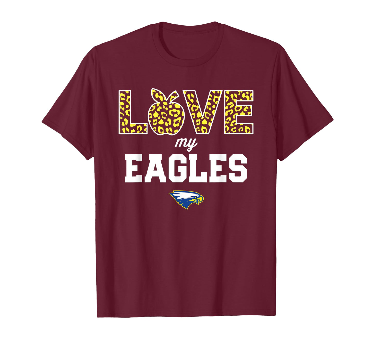 Etowah Eagles Logo Love My Team HS T-Shirt