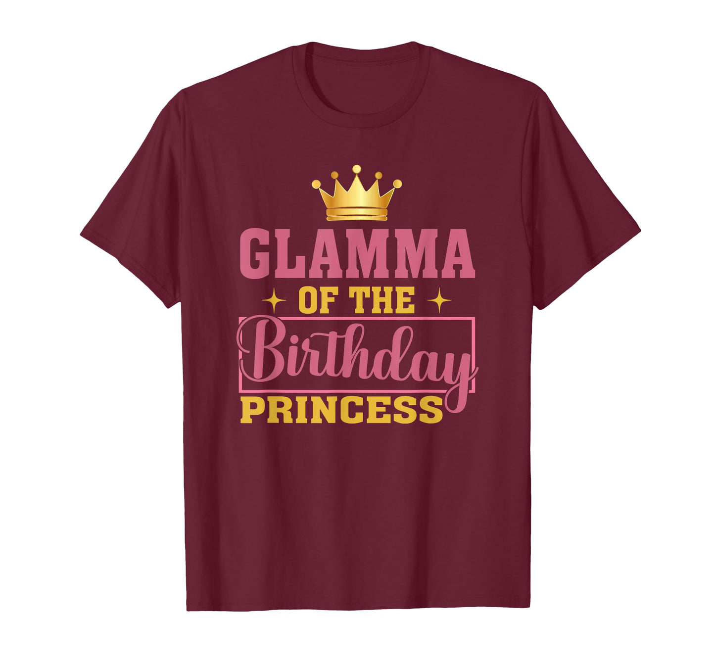 Glamma Of The Birthday Princess Birthday Girl Kid Family T-Shirt