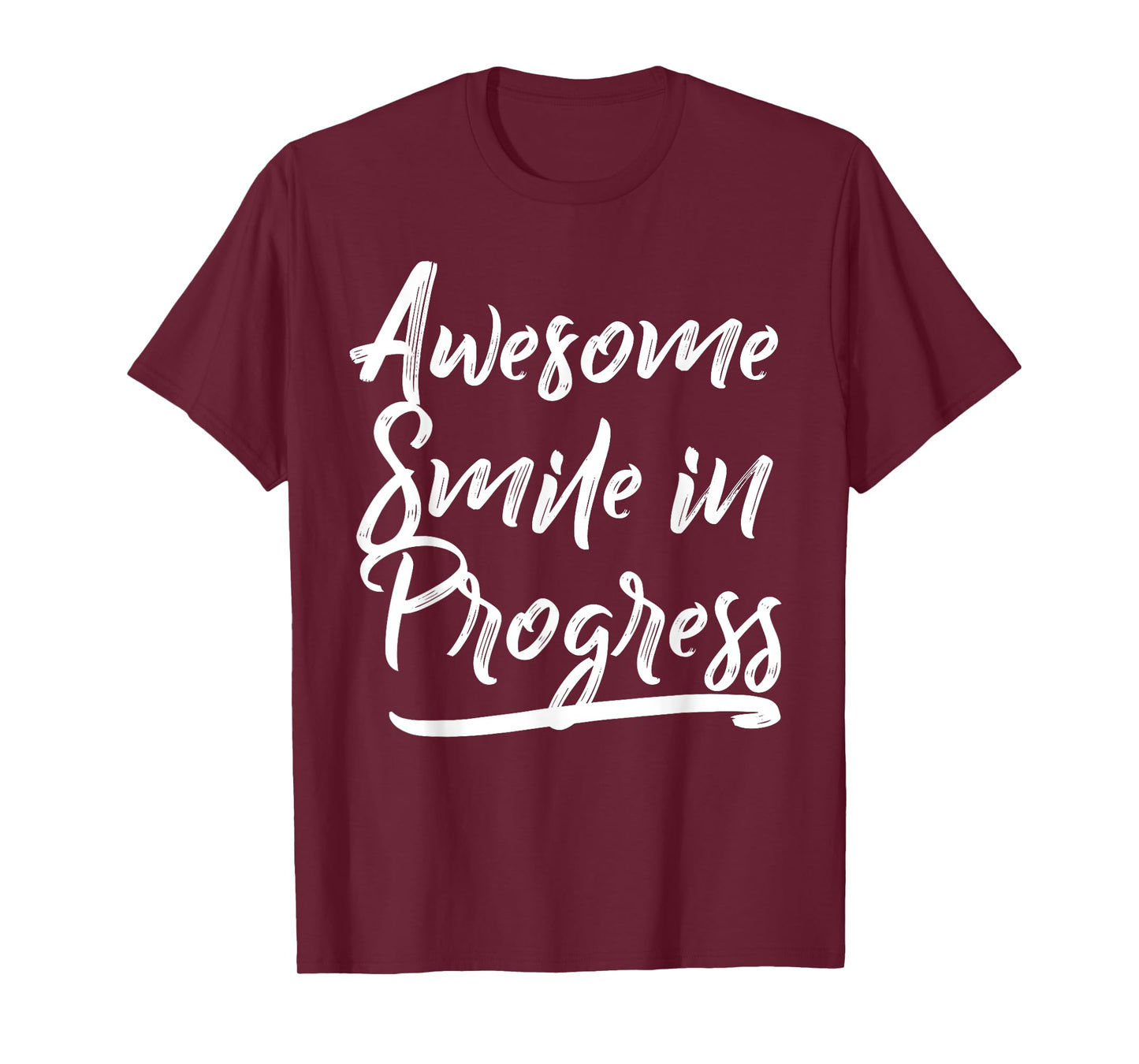 Awesome Smile Gift T-Shirt for People With Braces T-Shirt