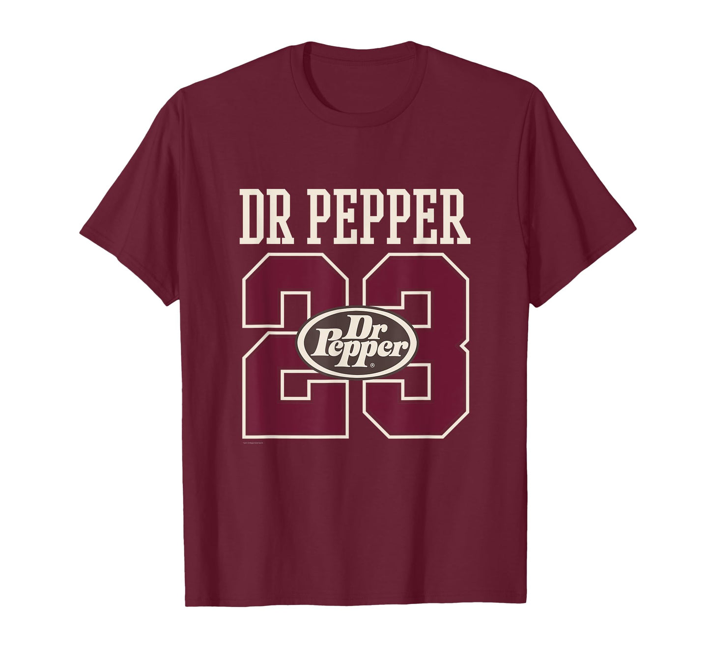 Dr. Pepper 23 Flavors Retro Collegiate Sport Style T-Shirt