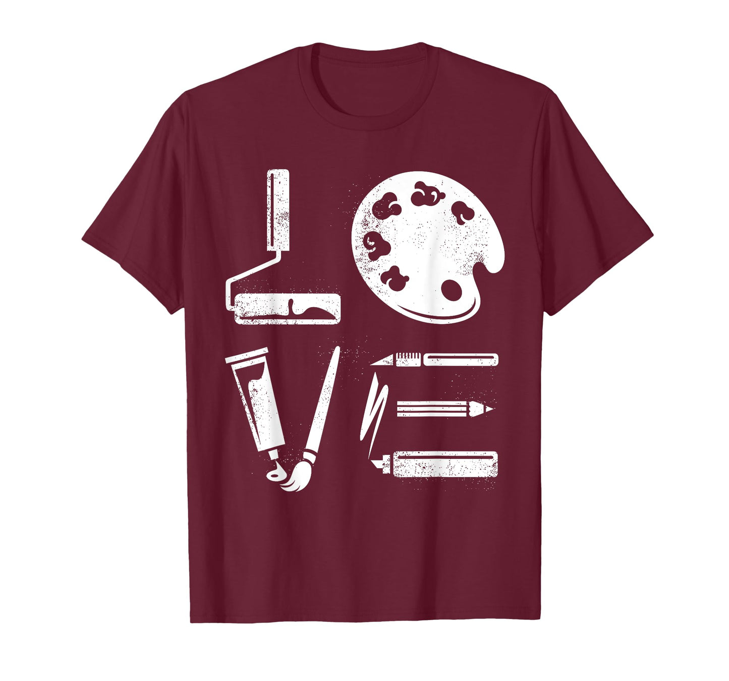 Creatives Artist Art Supplies Spells Love T-Shirt