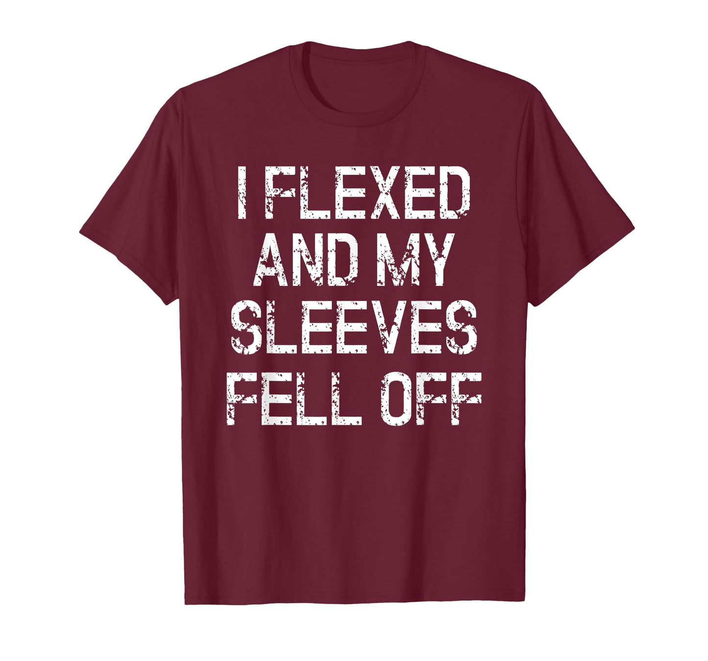 I Flexed And My Sleeves Fur Off Fun Sleeveless Gym Workout T-Shirt