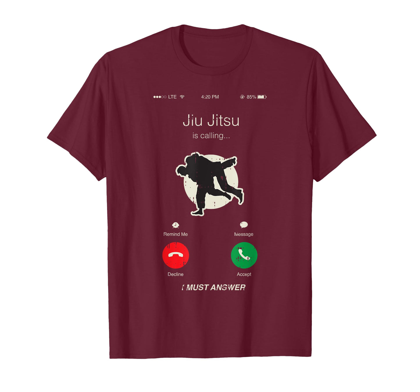 Jiu Jitsu Is Calling Martial Arts Cool MMA Fighter Gifts T-Shirt