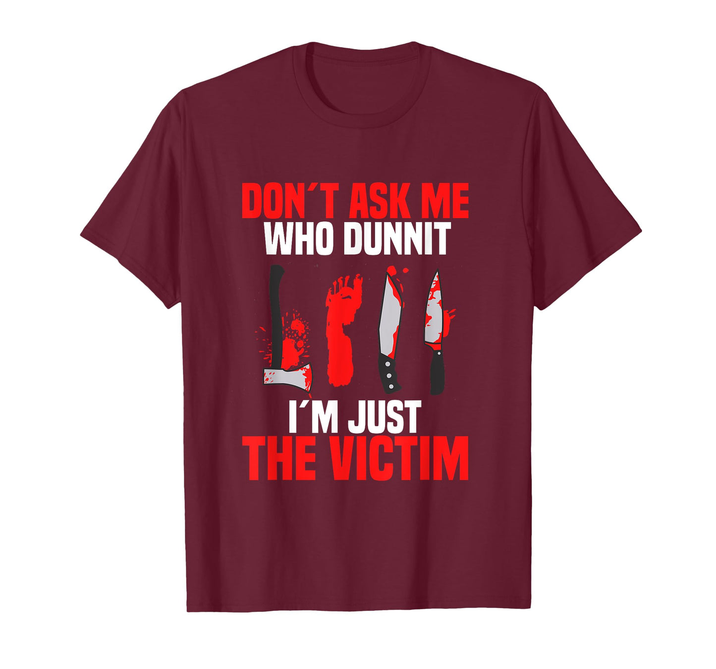 Murder Mystery Dinner Victim Crime Scene Investigator T-Shirt