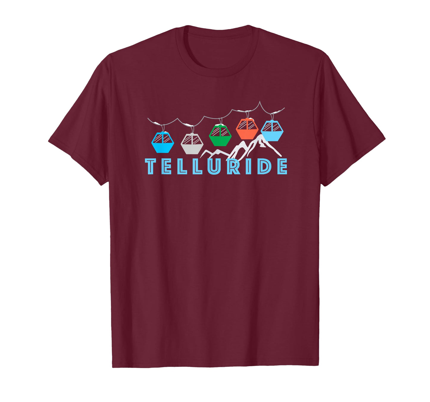 Telluride Ski Mountain Gondola - Telluride, Colorado T-Shirt
