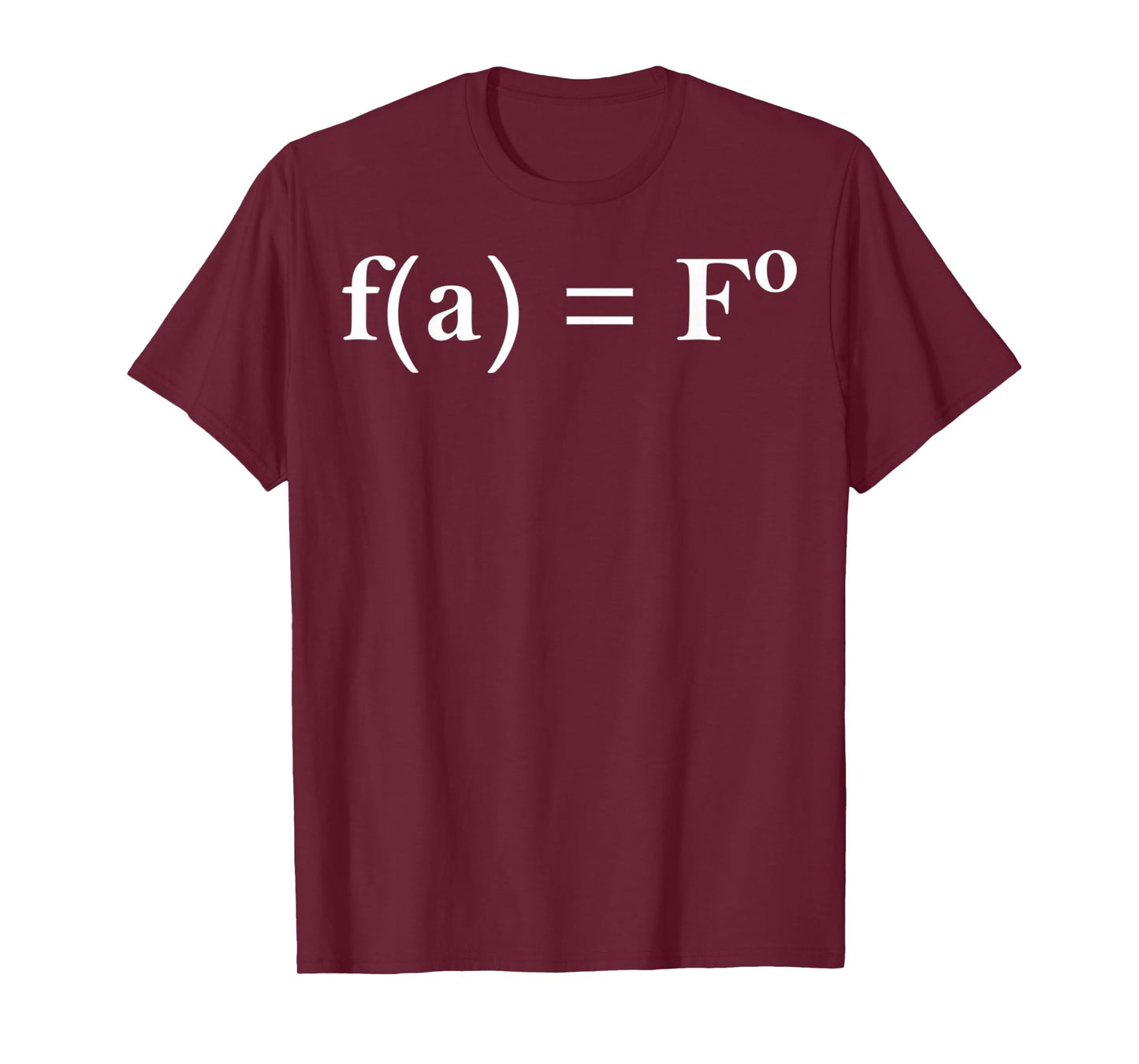 FAFO Math Equation Funny Novelty Math Teacher Nerd Geek Gift T-Shirt