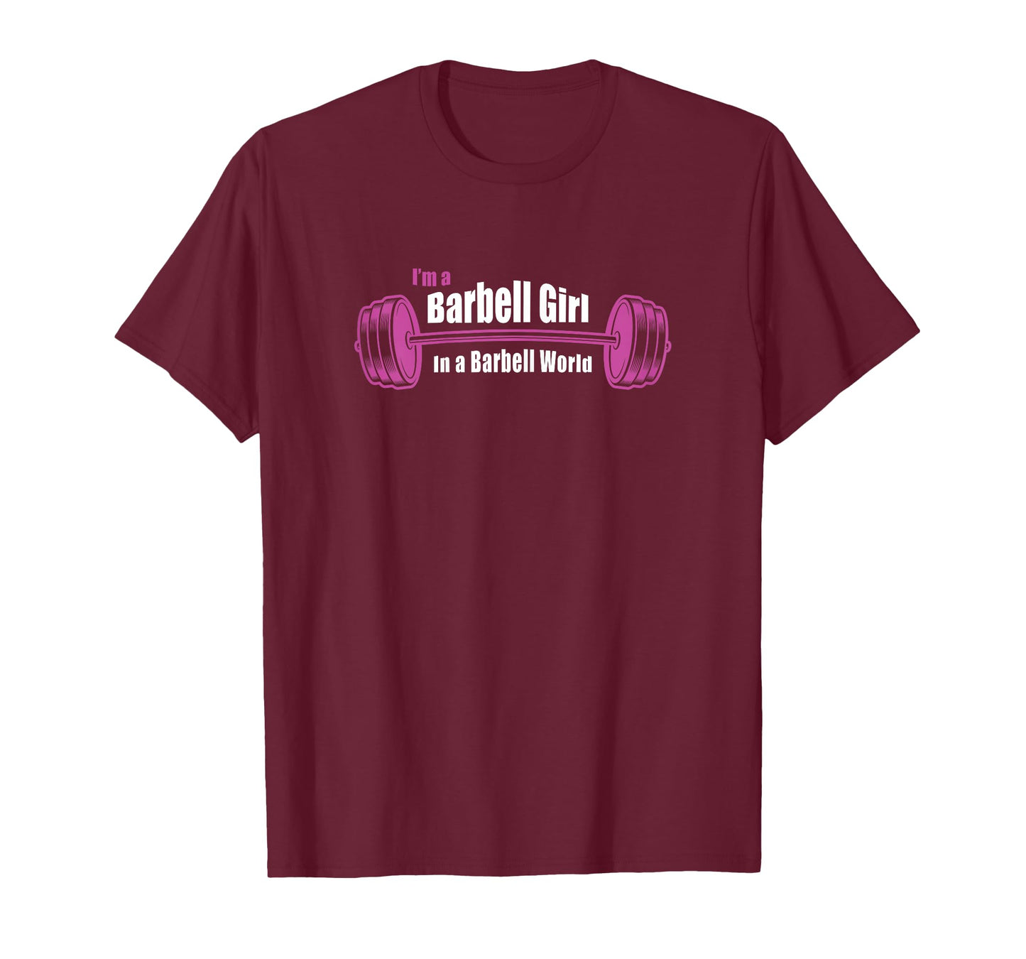 Barbell Girl Strength Training - Funny Workout T-Shirt