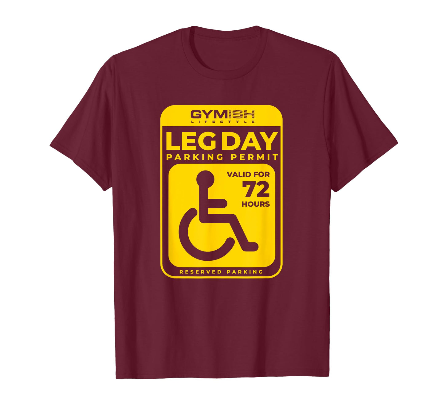Leg Day Permit Weightlifting Workout Lifting Funny Gym Mens T-Shirt