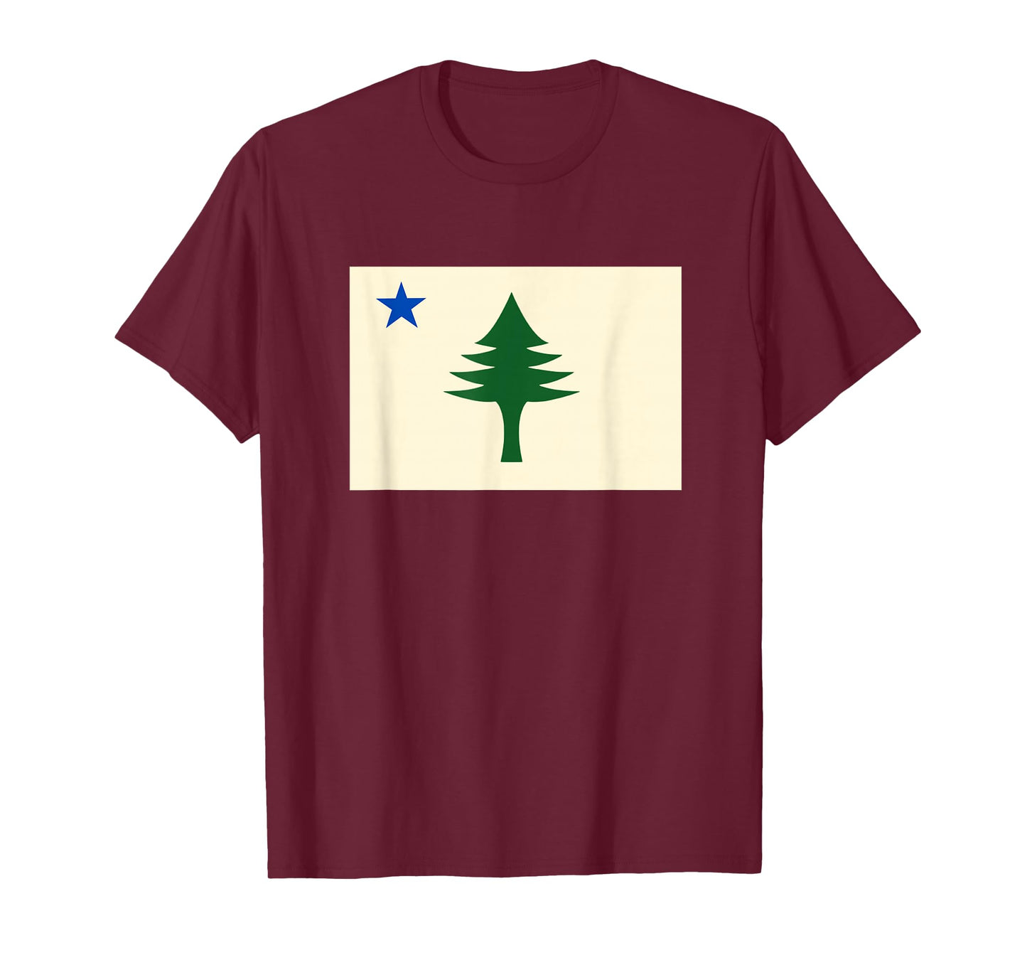 Flag of Maine Shirt 1901 Maine State Flag Pine Tree State T-Shirt