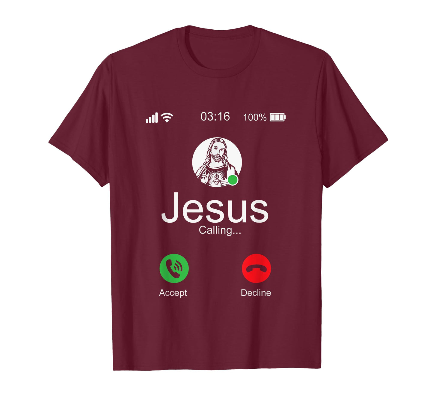 Jesus Is Calling - Christian T T-Shirt