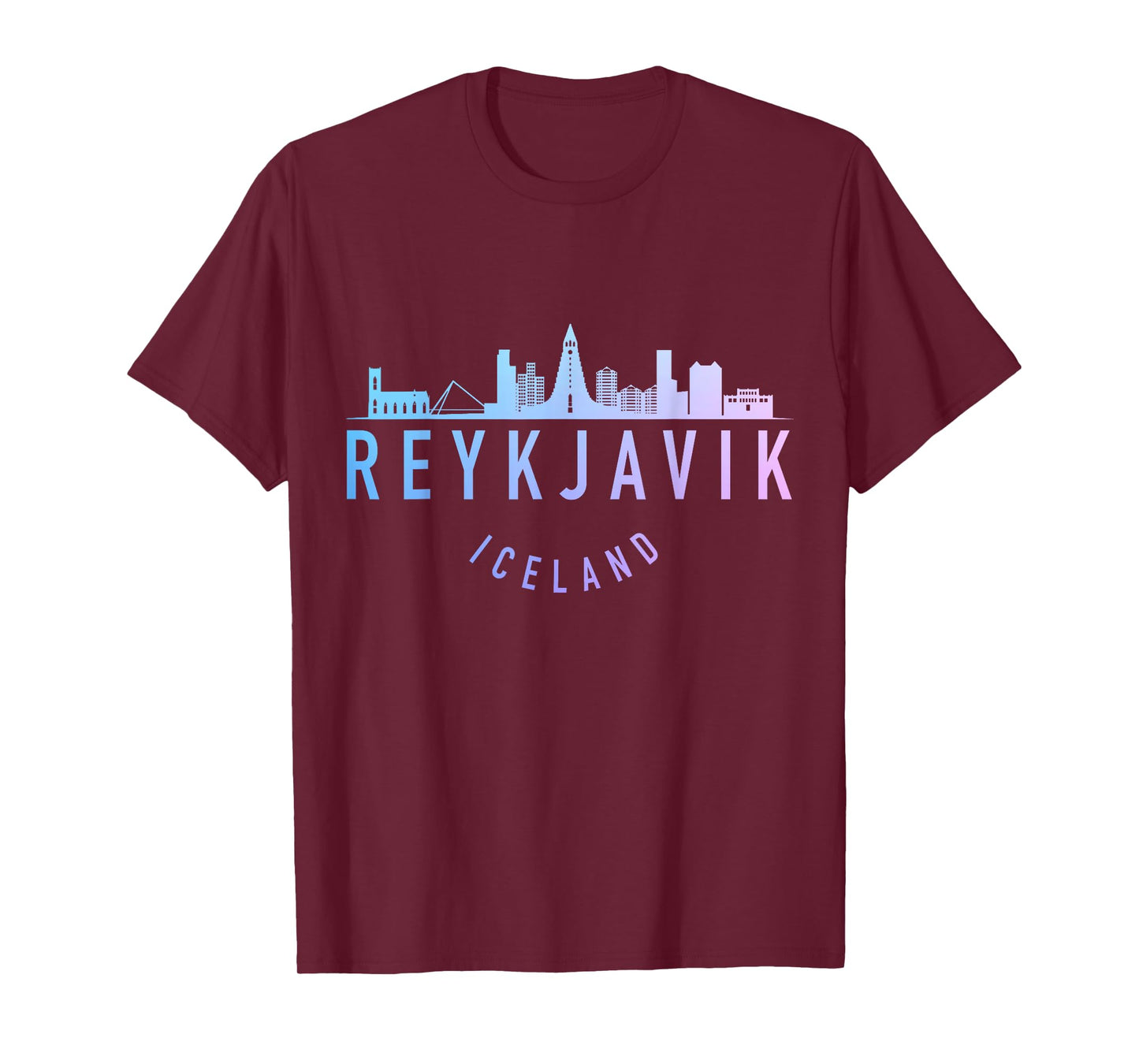 Reykjavik Iceland Skyline Pride Souvenir T-Shirt