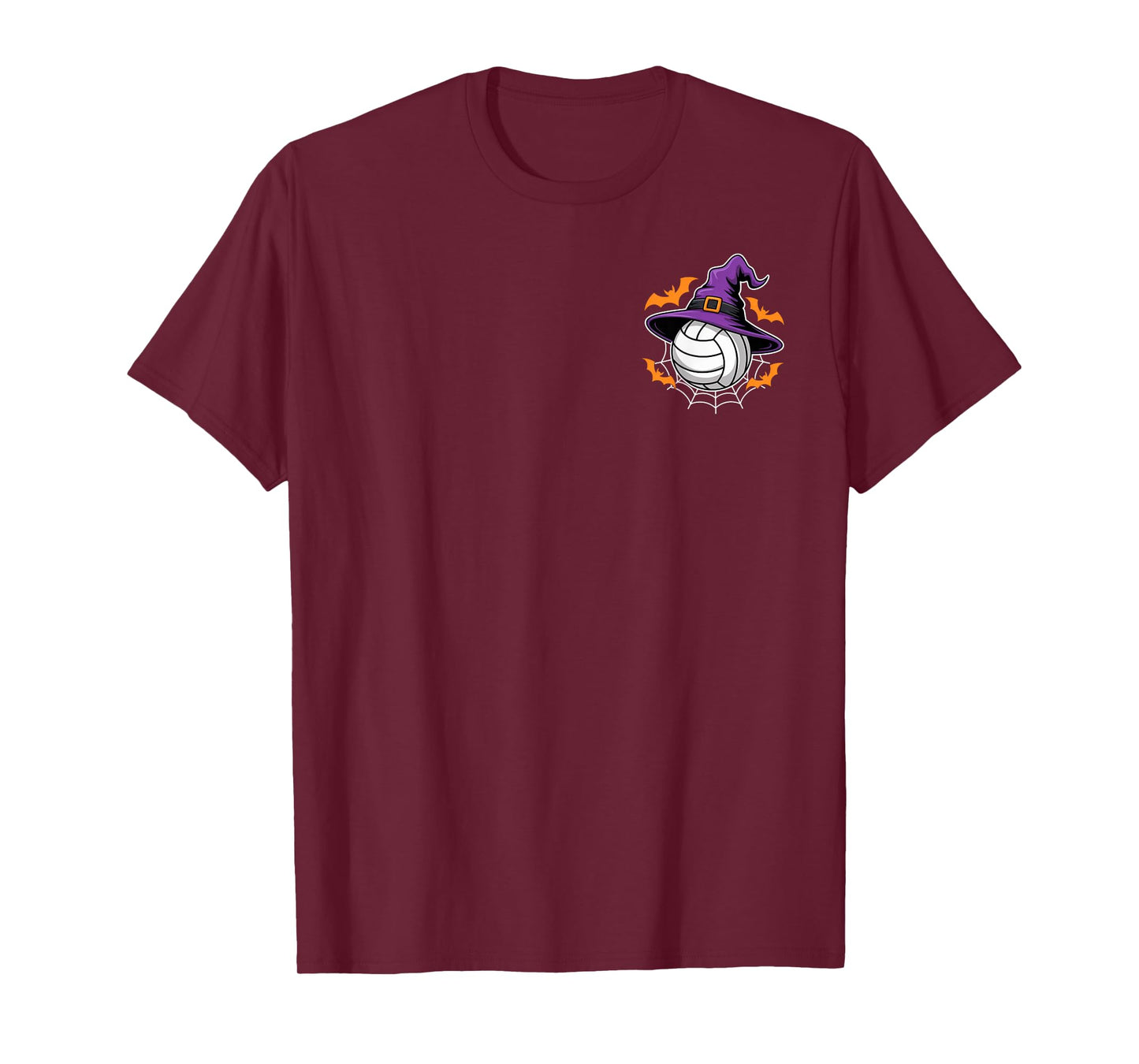 No Visible Text Detected Volleyball Witch Spooky Halloween T-Shirt