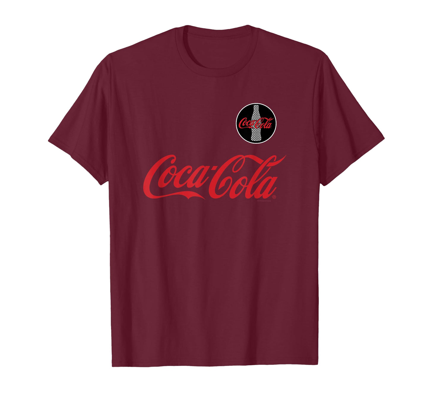 Coca-Cola Vintage Checkerboard Faux Patch T-Shirt