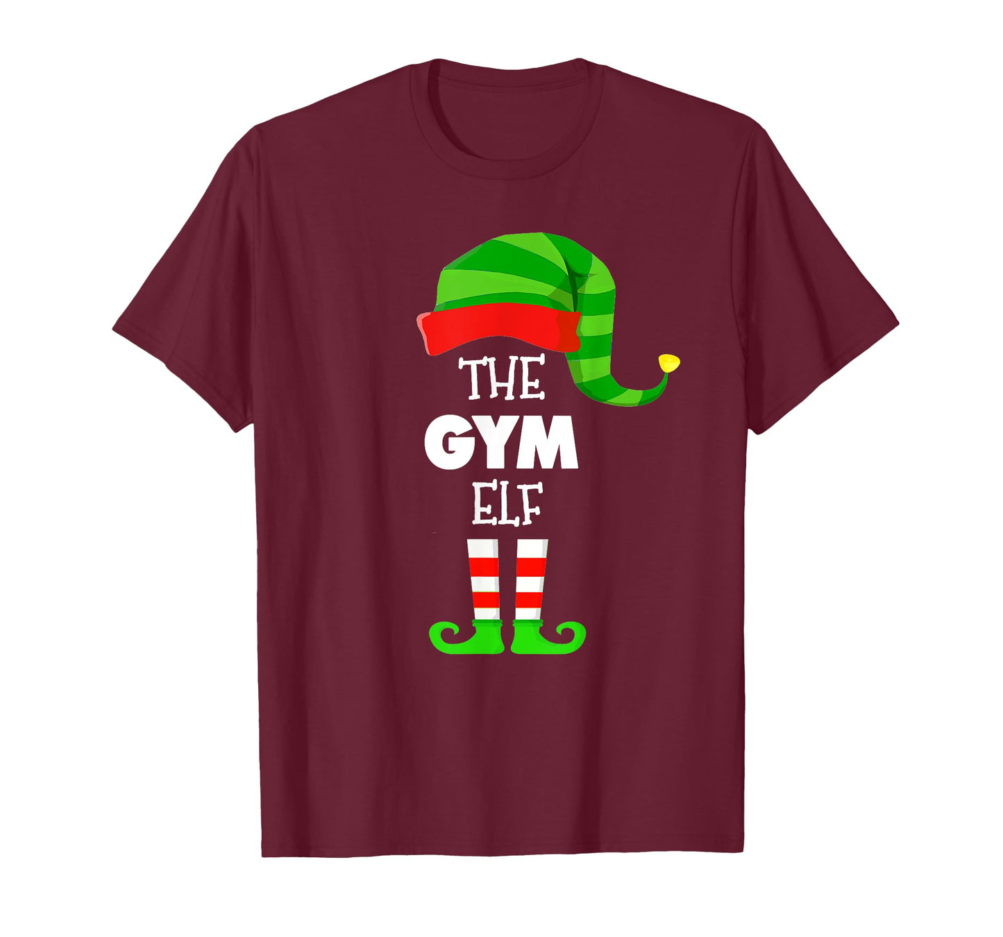 The GYM ELF Group Matching Family Christmas PJS T-Shirt