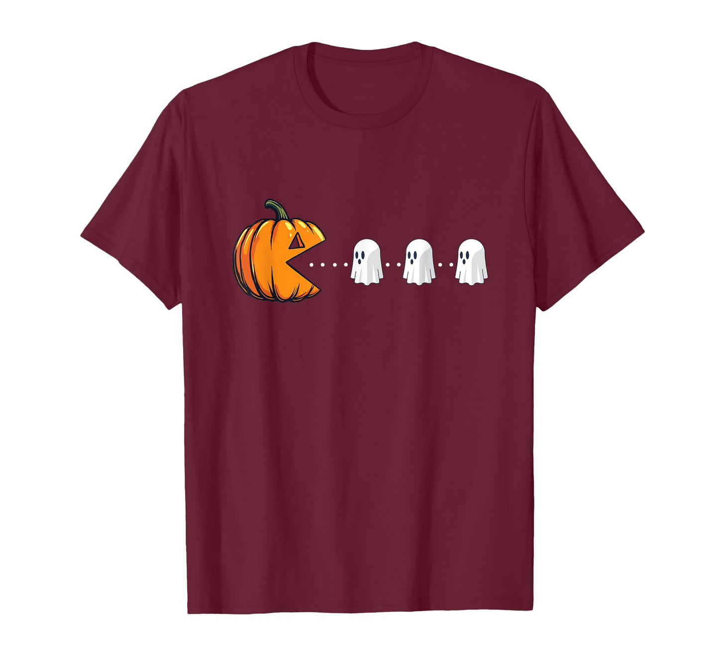 Pumpkin Eating Ghosts - Spooky Witch Halloween Ghoul T-Shirt