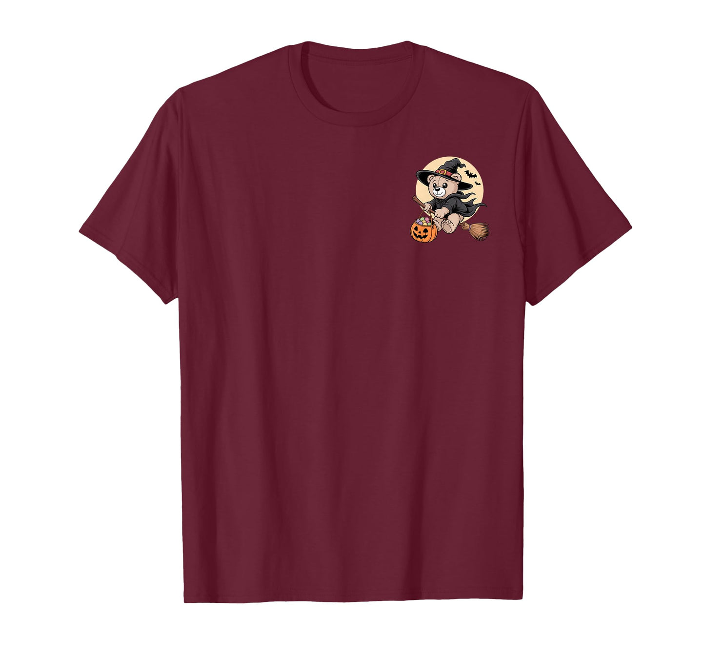 Halloween Witch Bear for Kids Funny Costume Party Vibes T-Shirt