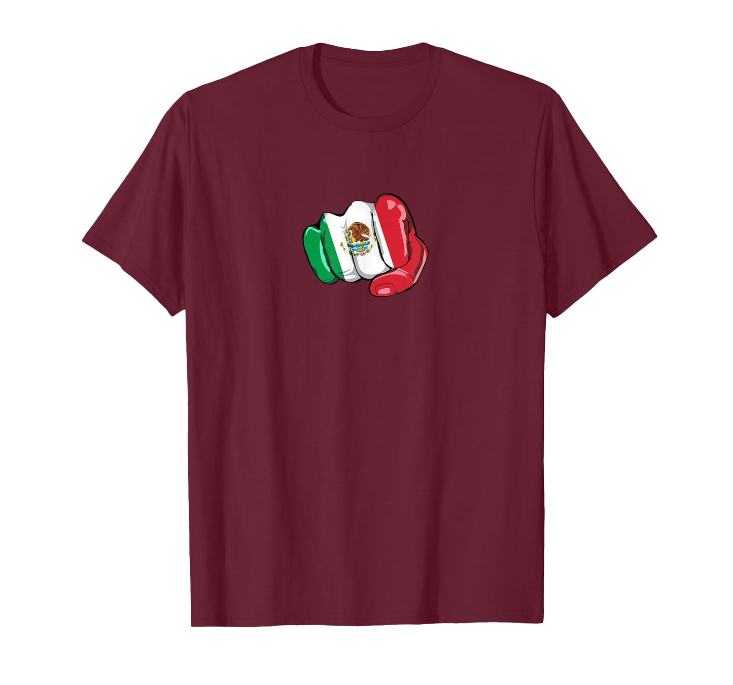 Mexican flag Respect Universal Language Hand Fist Gift T-Shirt