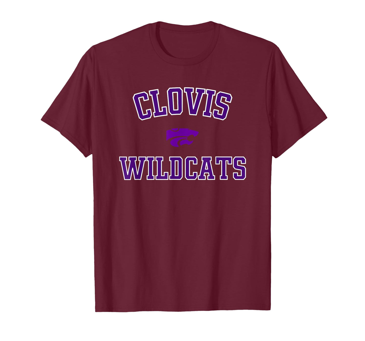 Clovis Wildcats Logo Varsity HS T-Shirt
