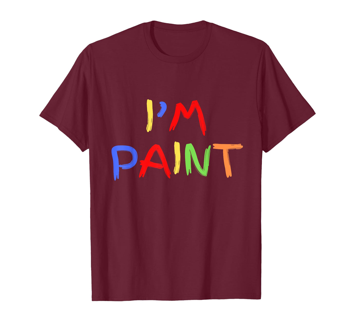 I Love To Finger Paint Tiny Red Heart I'm Paint Valentine T-Shirt