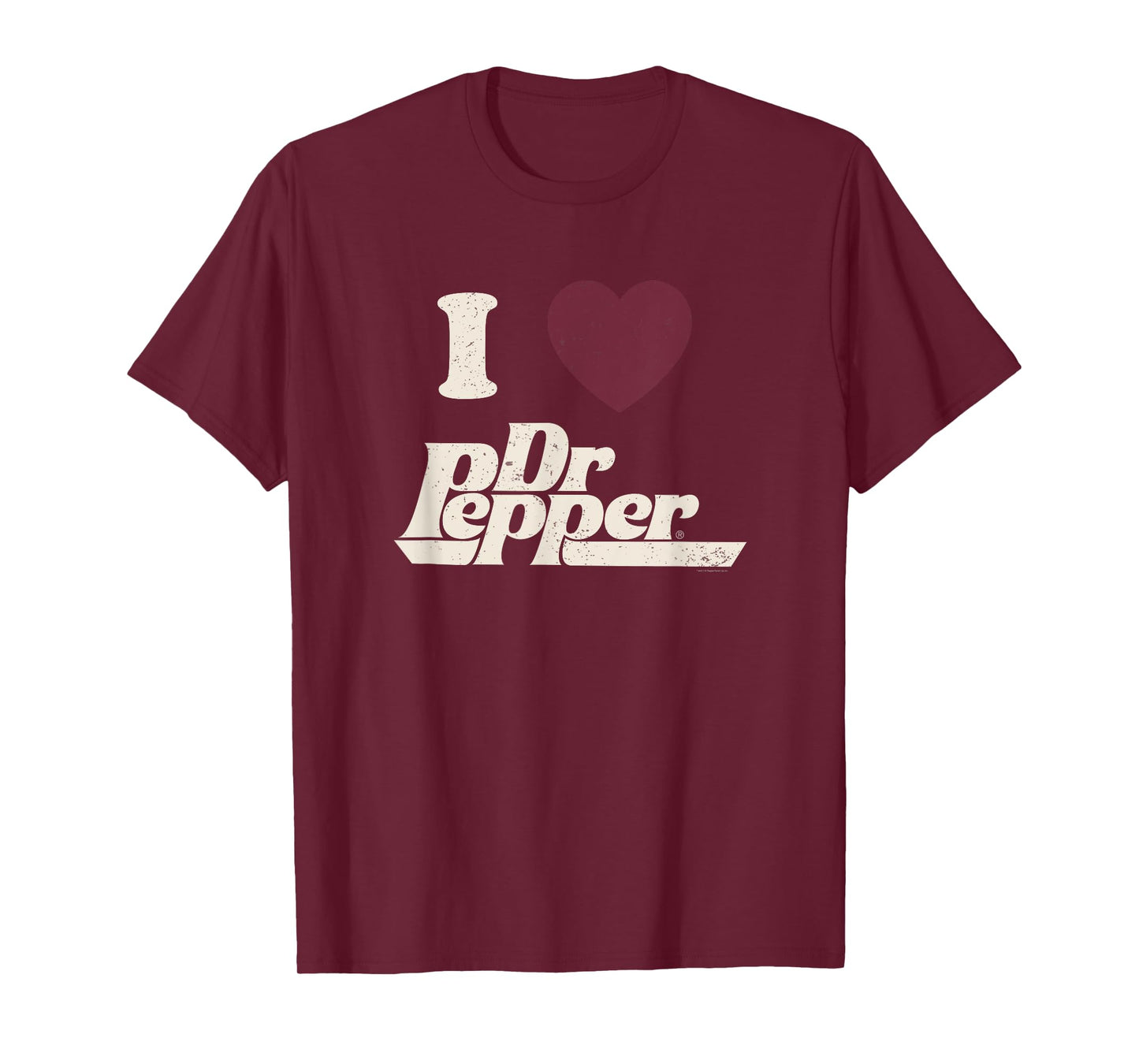 Dr. Pepper Valentine's Day I Heart Dr. Pepper Retro T-Shirt