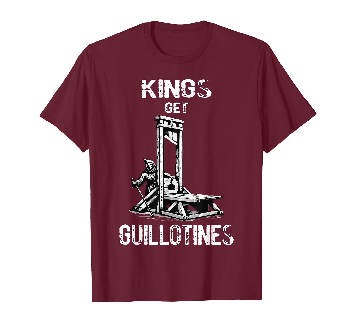 Funny Kings Get Guillotines Kings day Kings vintage T-Shirt