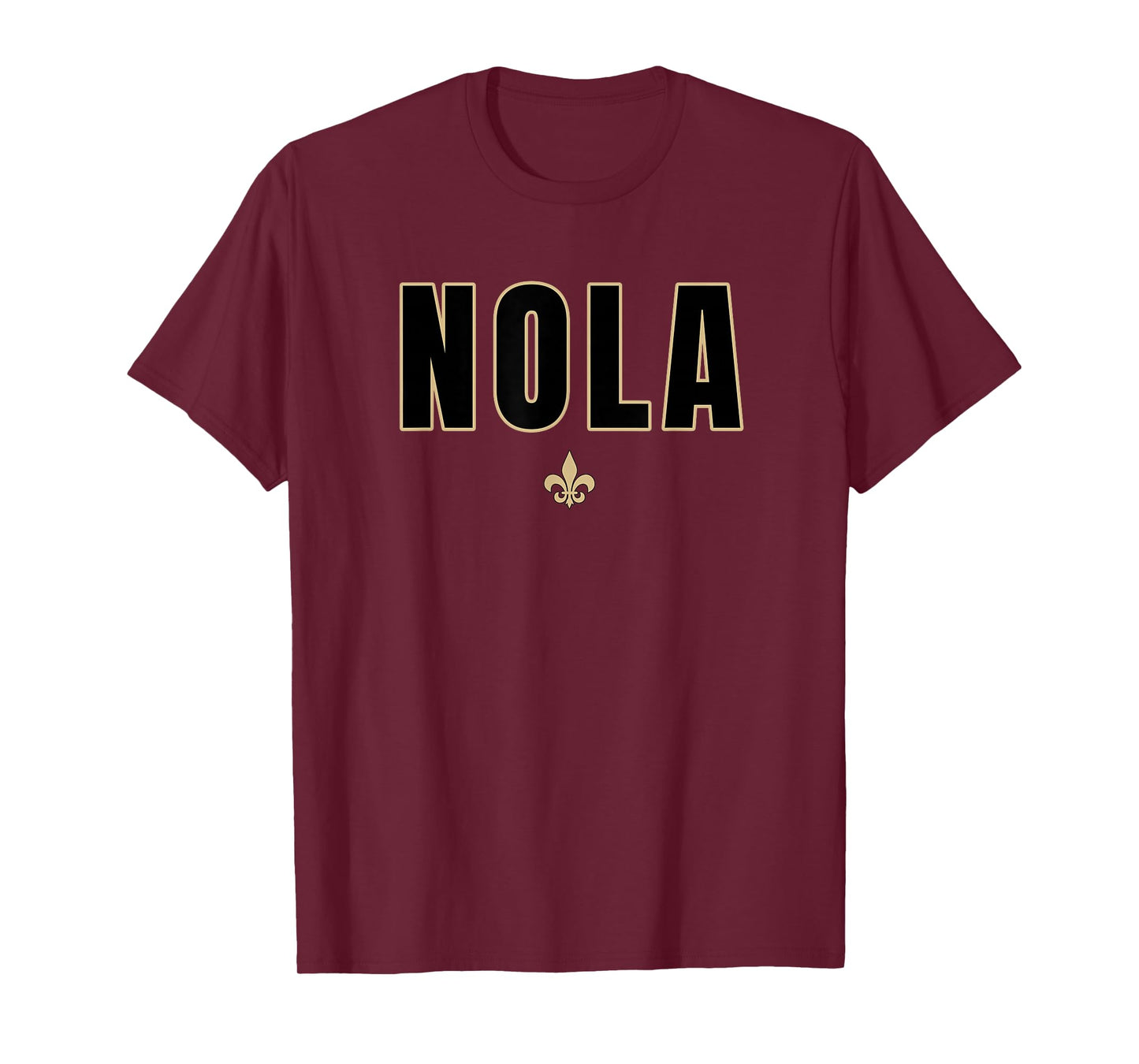 NOLA Apparel for Locals or Tourist that Love City Unisex Classic Fit Black Polycotton T-Shirt